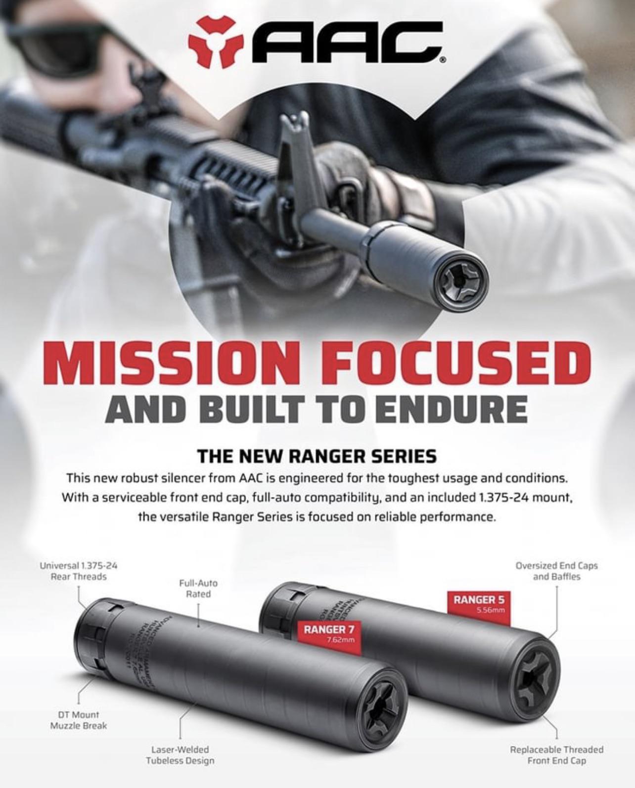 Advanced Armament Company Launches Ranger Series of Suppressors